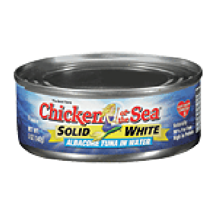 Chicken Of The Sea  solid white, albacore tuna in water  5oz