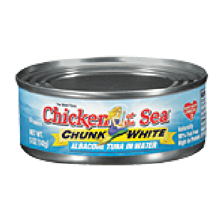 Chicken Of The Sea  chunk white albacore tuna in water  5oz