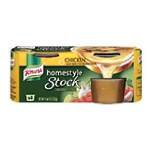 Knorr homestyle Stock chicken concentrated stock, 4 plastic cups4.66oz
