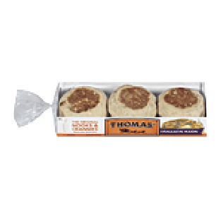 Thomas' English Muffins Cinnamon Raisin 6 Ct 13oz