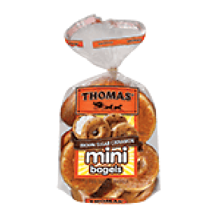 Thomas' Bagels Mini Brown Sugar Cinnamon 12 Ct 20oz