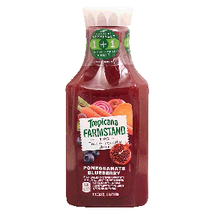 Tropicana Farm Stand pomegranate blueberry 100% fruit & vegetab46fl oz