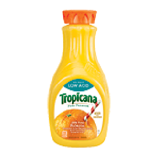 Tropicana  100% pure reduced acid orange juice, low pulp 59fl oz