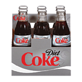Coke Diet Cola 8 oz 6pk