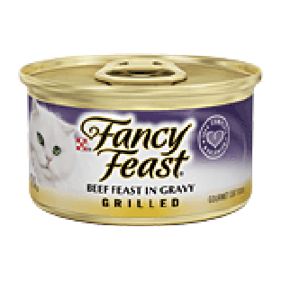 Fancy Feast Cat Food Grilled Beef Feast In Gravy 3oz