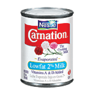 Carnation Evaporated Milk Vitamins A & D Added Lowfat 2% 12oz
