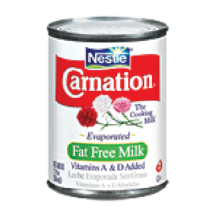 Carnation Evaporated Milk Vitamins A & D Added Fat Free 12oz