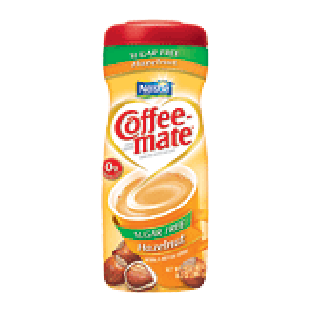 Nestle Coffee-mate sugar free hazelnut flavored coffee creamer,10.2-oz