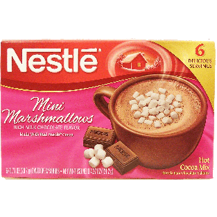 Nestle  mini marshmallows rich milk chocolate flavor hot cocoa 4.27-oz