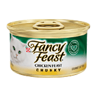 Fancy Feast Cat Food Chunky Chicken Feast 3oz