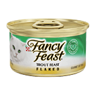 Fancy Feast Cat Food Flaked Trout Feast 3oz