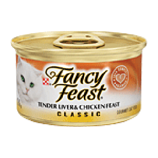 Fancy Feast Cat Food Tender Liver & Chicken Feast 3oz