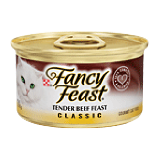 Fancy Feast Cat Food Tender Beef Feast 3oz