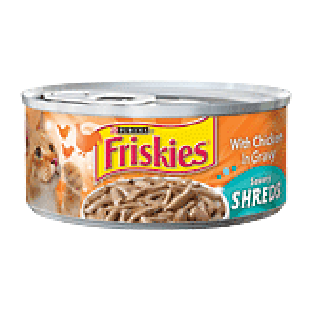 Friskies  savory shreds with chicken in gravy 5.5oz
