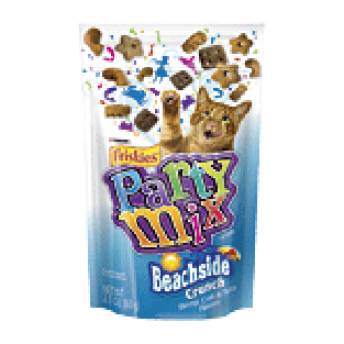 Friskies Party Mix cat treats, Beachside Crunch, shrimp, crab & t2.1oz