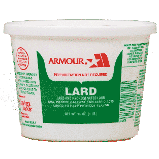 Armour  lard 16oz