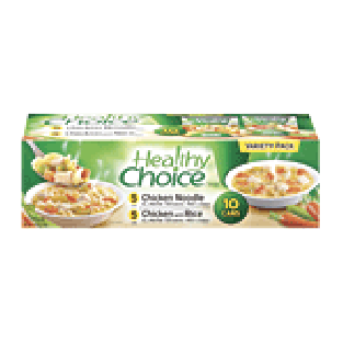 Healthy Choice Soup Variety Old Fashioned Chicken Noodle & Chicken10pk