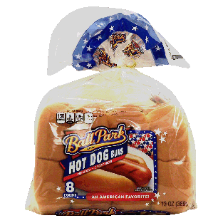 Ball Park  hot dog buns, pre-sliced, 8 count 13oz