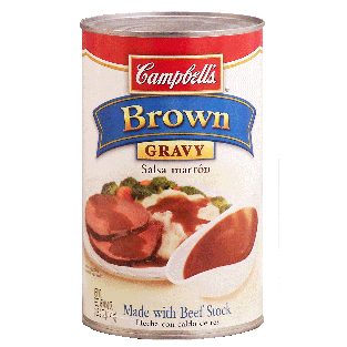Campbell's  brown gravy, made with beef stock  50oz