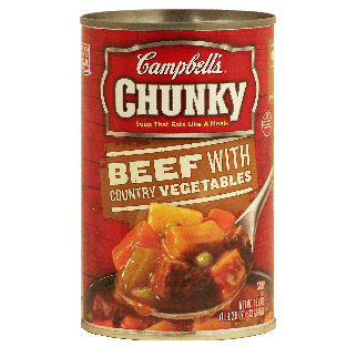 Campbell's Chunky beef with country vegetables chunky soup that 18.8oz