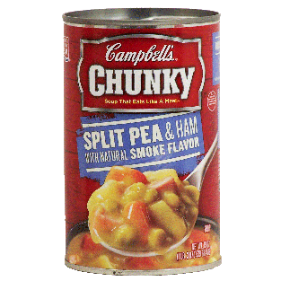Campbell's Chunky split pea & ham soup that eats like a meal 19oz