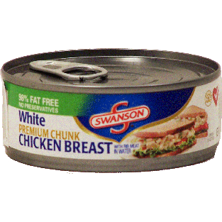 Swanson Premium Chunk White Chicken Breast In Water  4.5oz