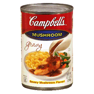 Campbell's  mushroom gravy  10.5oz