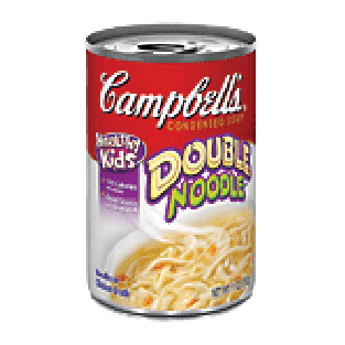 Campbell's  double noodle condensed soup in chicken broth 11oz