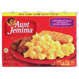 Aunt Jemima Scrambled Eggs & Sausage w/Hash Brown Potatoes 6.25oz