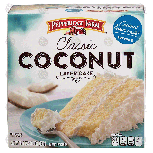 Pepperidge Farm  classic coconut 3-layer cake, coconut filling 19.6-oz