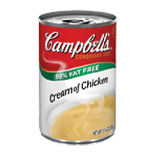 Campbell's 98% Fat Free cream of chicken condensed soup 10.75oz