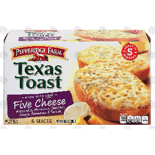 Pepperidge Farm  five cheese texas toast made w/real mozzarella,9.5-oz