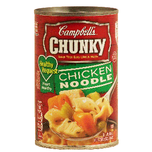 Campbell's Chunky Healthy Request; chicken noodle prepared soup 18.6oz