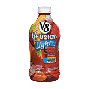V8 V-Fusion Vegetable & Fruit Juices Light Strawberry Banana 46oz