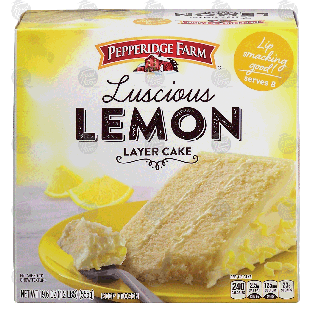 Pepperidge Farm  luscious lemon 3-layer cake 19.6-oz