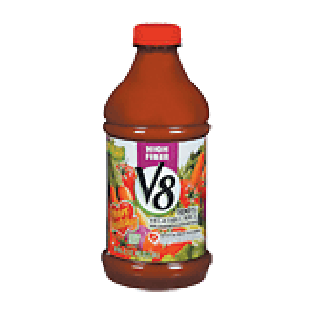 V8 High Fiber 100% vegetable juice, heart healthy 46fl oz