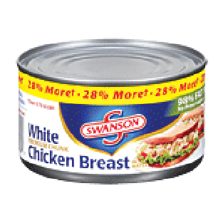 Swanson  chicken breast, white premium chunk in water  12.5oz