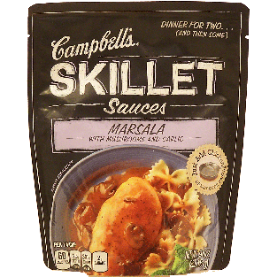 Campbell's Skillet Sauces marsala with mushrooms and garlic, just a9oz