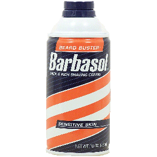 Barbasol  sensitive skin thick & rich shaving cream  10oz