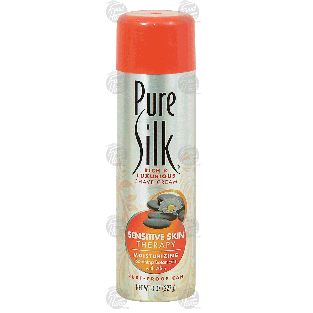 Pure Silk  sensitive skin therapy shave cream, moisturizing soothin 8oz