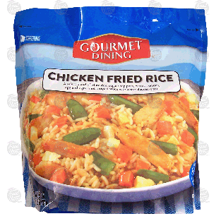 Gourmet Dining  chicken fried rice, white meat chicken w/ vegetab28-oz