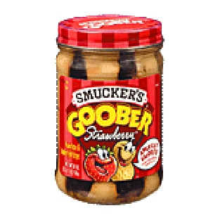 Smucker's Goober Peanut Butter & Jelly Strawberry Stripes 18oz