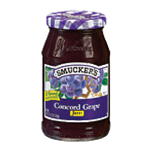 Smucker's  concord grape jam 18oz