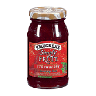 Smucker's Spreadable Fruit Simply Fruit Strawberry 10oz