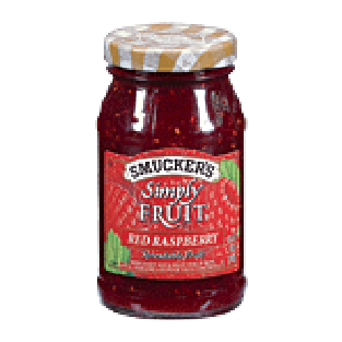 Smucker's Spreadable Fruit Simply Fruit Red Raspberry 10oz