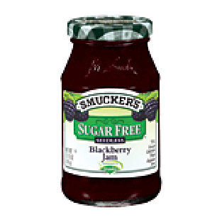 Smucker's Sugar Free seedless blackberry jam sweetened with tru 12.75oz