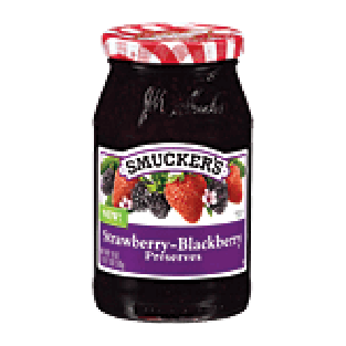 Smucker's  strawberry-blackberry preserves 18oz