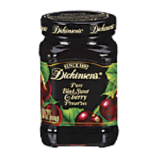 Dickinson's  pure black sweet cherry preserves 10oz