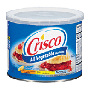 Crisco Shortening All Vegetable   16oz
