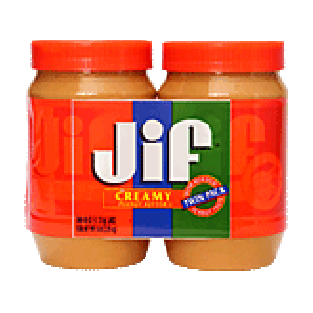 Jif Peanut Butter Creamy 40 Oz Twin Pk  5lb